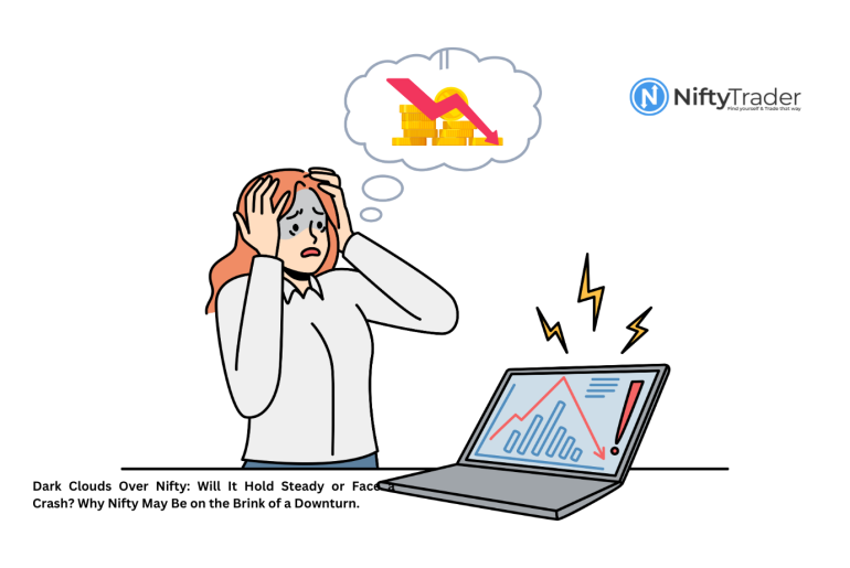 Dark Clouds Over Nifty Will It Hold Steady or Face a Crash Why Nifty May Be on the Brink of a Downturn.