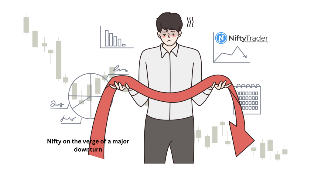 Is the Nifty on the verge of a major downturn after breaking below the 20-week EMA? What are the potential consequences if it falls below 24,500?