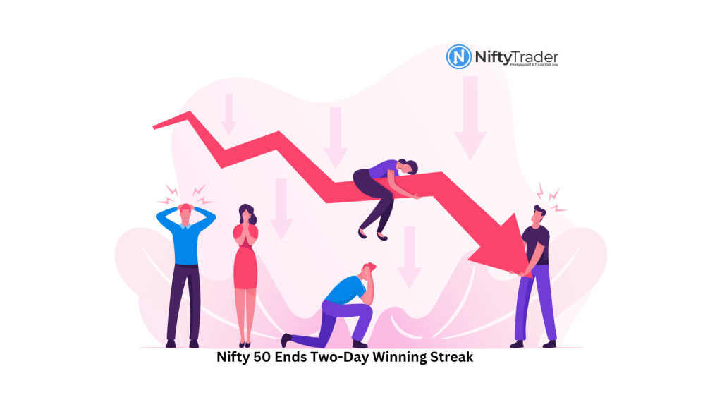 Nifty 50 Ends Two-Day Winning Streak: What’s Behind the Sudden Decline? Could the Market Be Heading for a Major Correction?